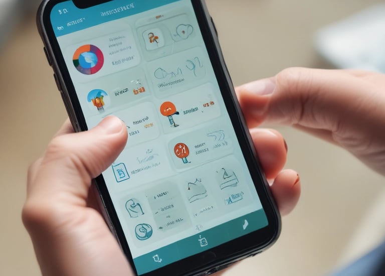 Resident using a smartphone app to manage visitor access and deliveries.