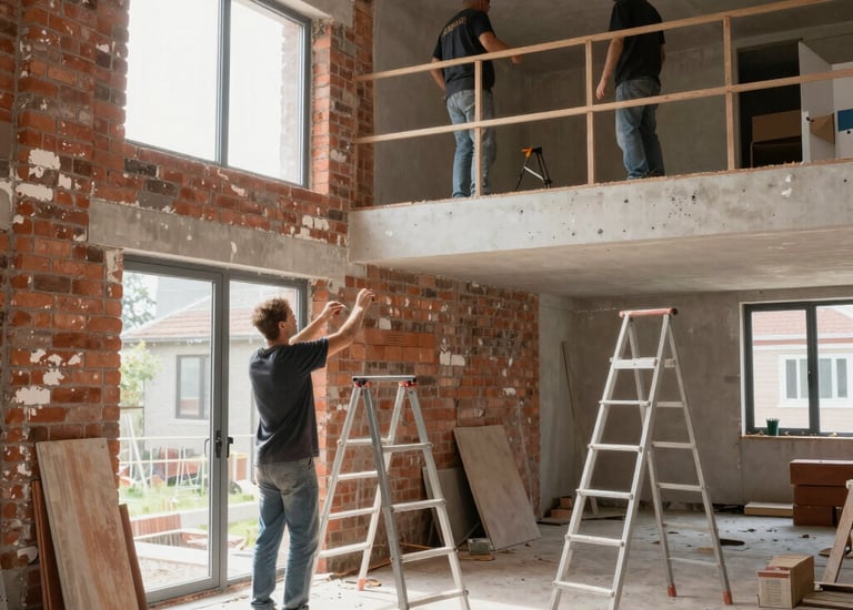 Finished modern kitchen with perfect lighting and spotless surfaces