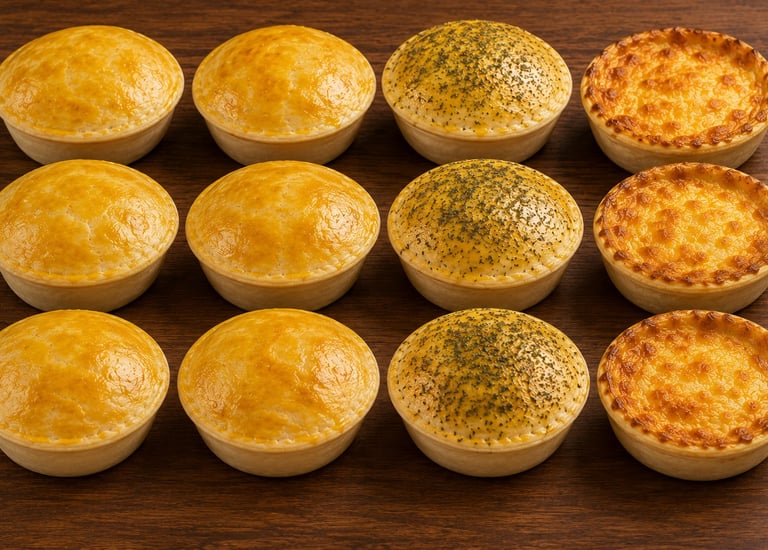 Empadas artesanais assadas | Clube do Freezer Reino dos Sabores