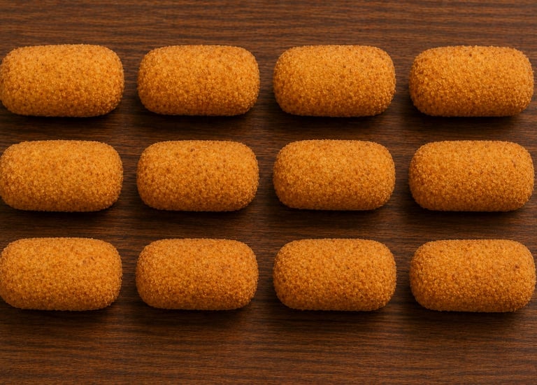 Croquetes de carne artesanais | Food Service Reino dos Sabores