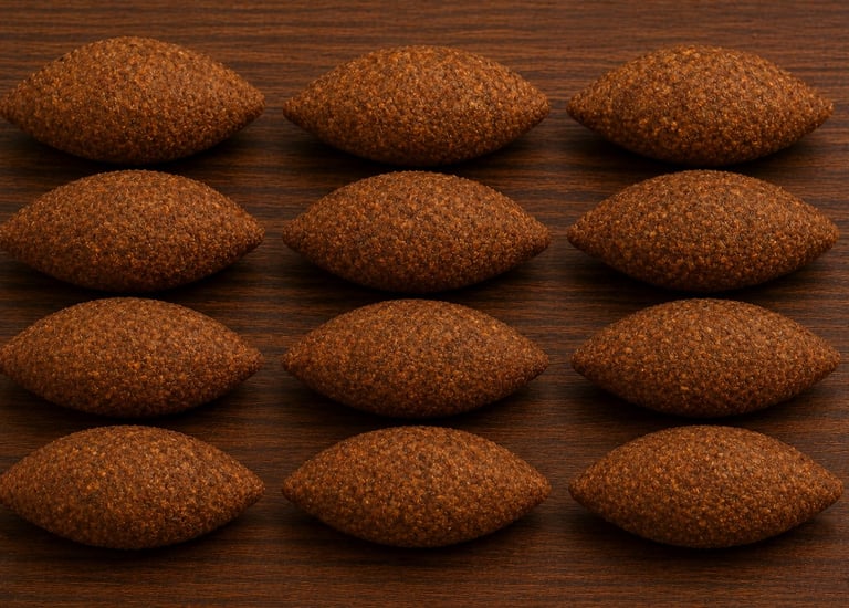 Kibes de carne artesanais | Food Service Reino dos Sabores