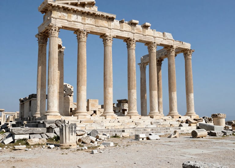 A lively Mexican market bursting with colorful textiles and fresh produce.