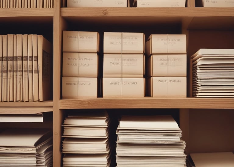 Professional consultant advising clients in a clean, structured office