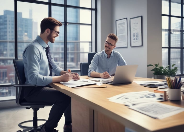 An image representing modern accounting services.