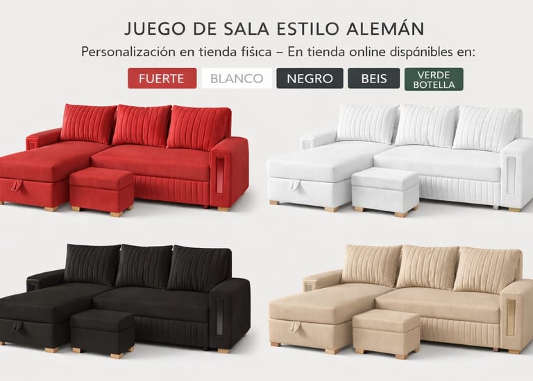 juego de sala multifuncional