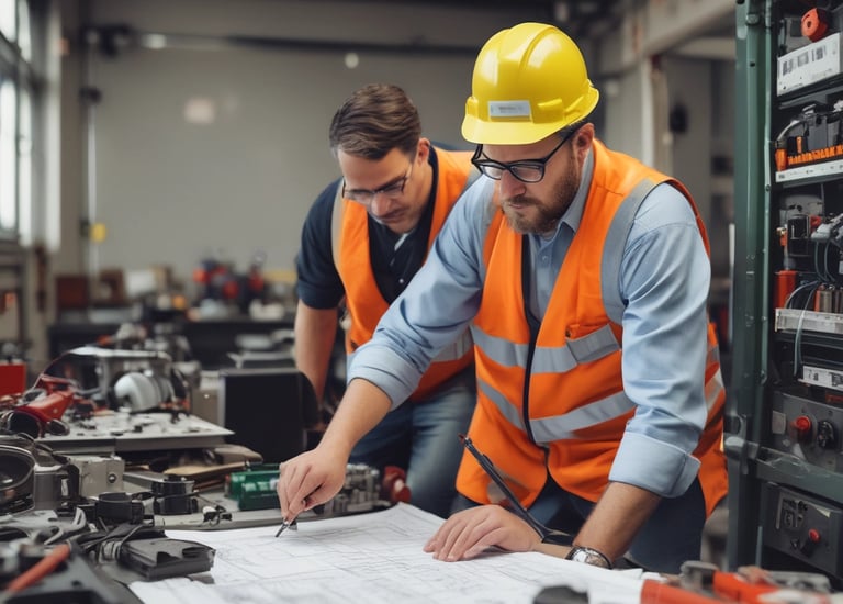 A telecommunications tower stands against a backdrop of a partly cloudy sky. The structure is equipped with various antennas and equipment, suggesting its use for communication purposes.