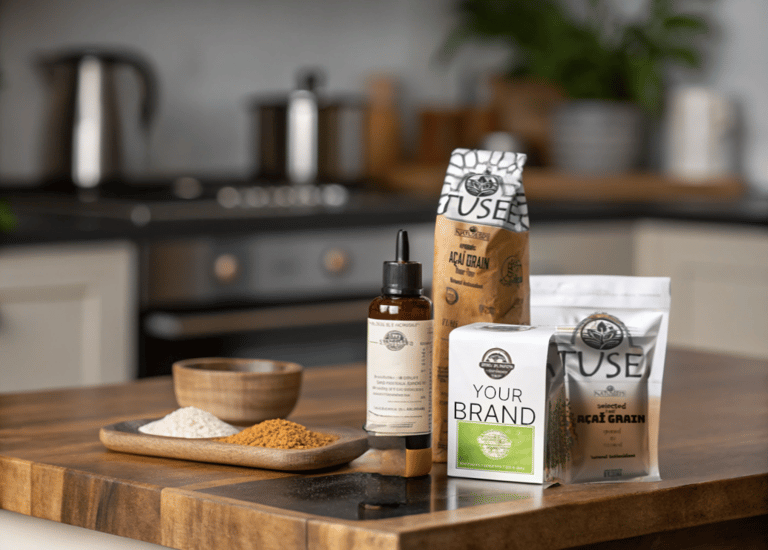 bulk powder supplement ingredients in production environment