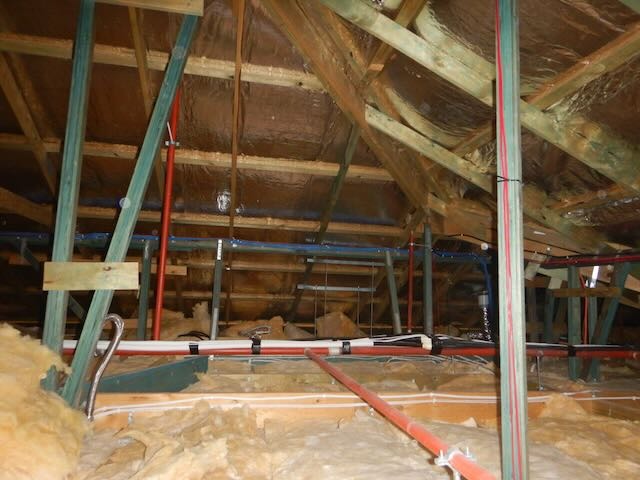 Perth construction inspection on the roof frame 