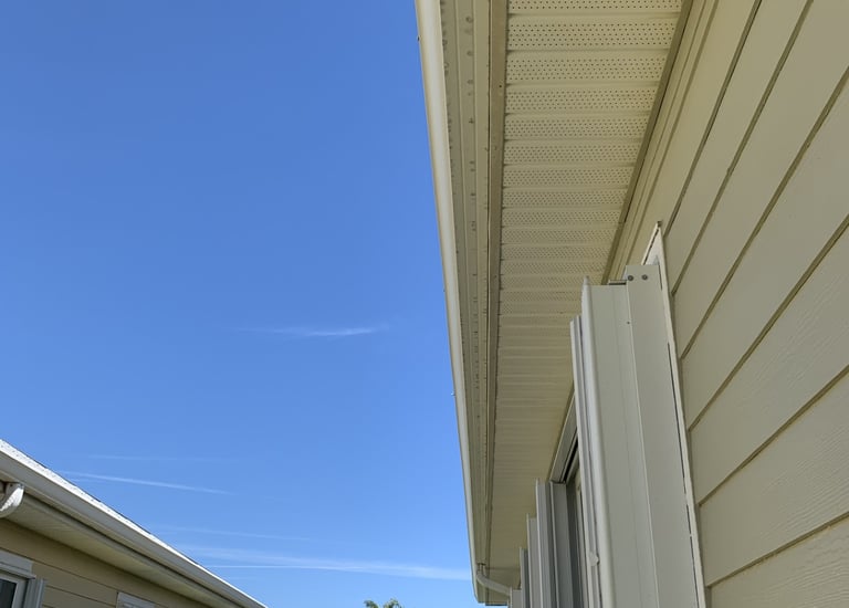 Soffit cleaning