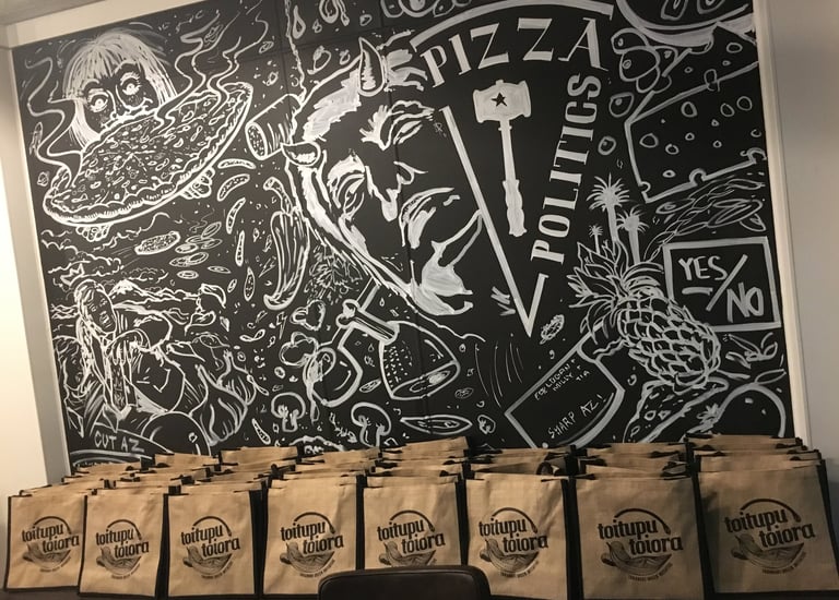 Pizza Politics - New Plymouth, fit outs New Plymouth