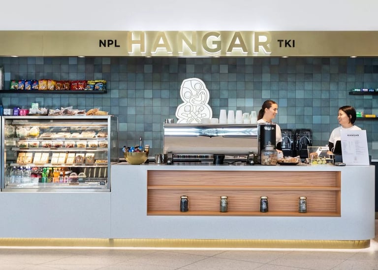 The Hangar - New Plymouth, fit outs New Plymouth Airport