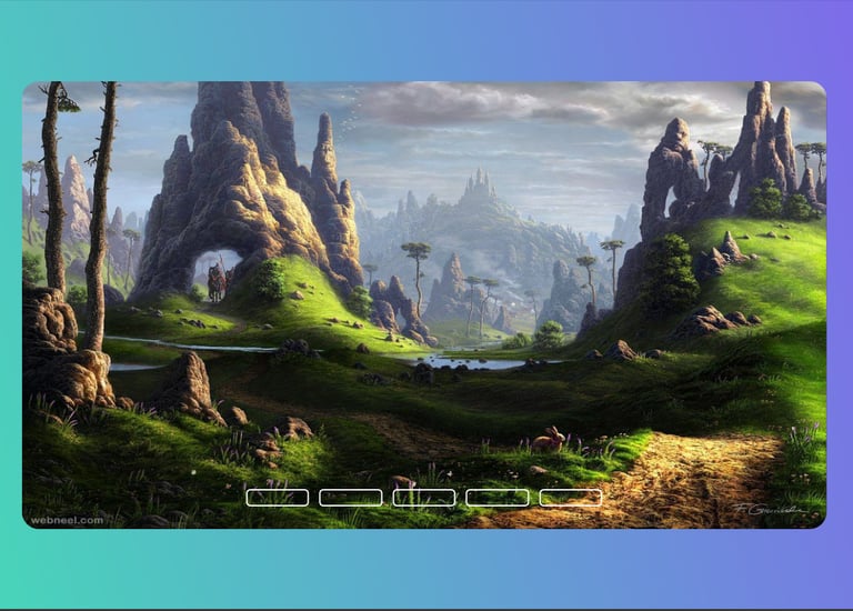 Carrossel de imagens da web feito em HTML e CSS Puro