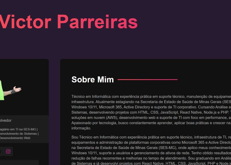 Portfólio React SASS