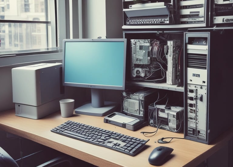 A close-up of a black security camera mounted on a structure, with a bright, warmly lit building with windows in the background. Some raindrops or moisture appear to be present on the camera, suggesting a recent rainfall or high humidity.