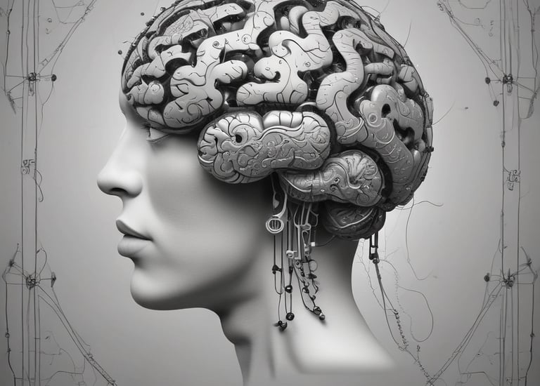 A brown glass bottle labeled 'kiara Pain Relief' is placed on a tree branch. The bottle has a white screw cap with a dropper. The label describes the contents as a full spectrum tincture, listing ingredients such as CBD and THC, along with usage instructions.