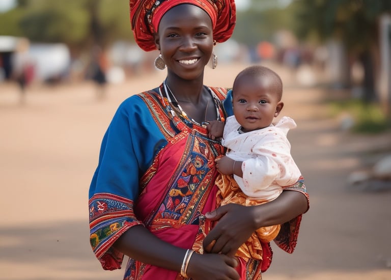 A group of people gathered around a person holding a sign with multiple options, such as education and feminism, written on it. The focus is on the interaction and communication among the individuals.