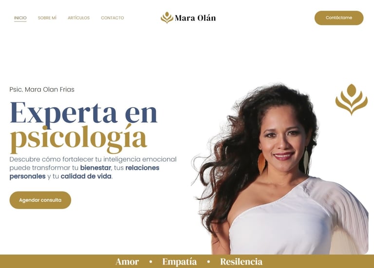 Página web para Psicologa - gerenteweb.mx