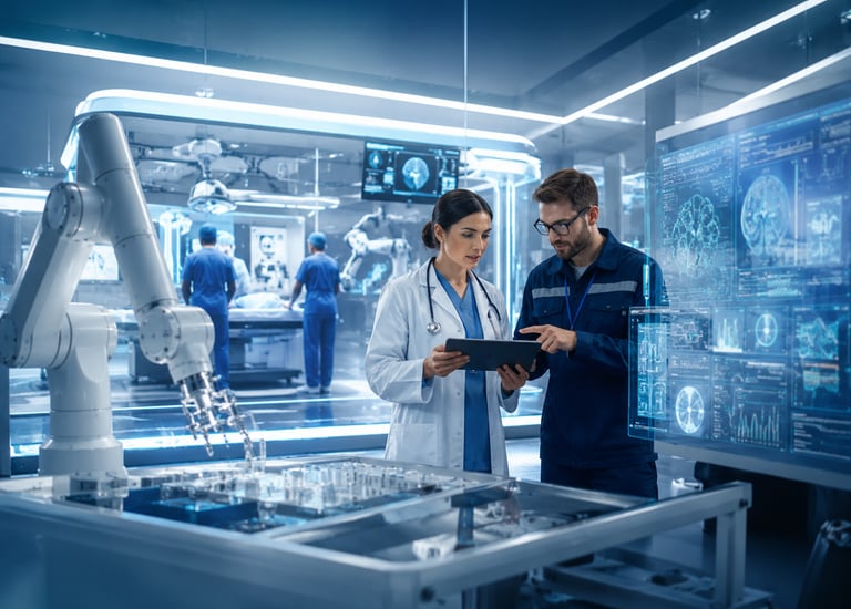Healthcare and industrial organizations supporting advanced technology deployment