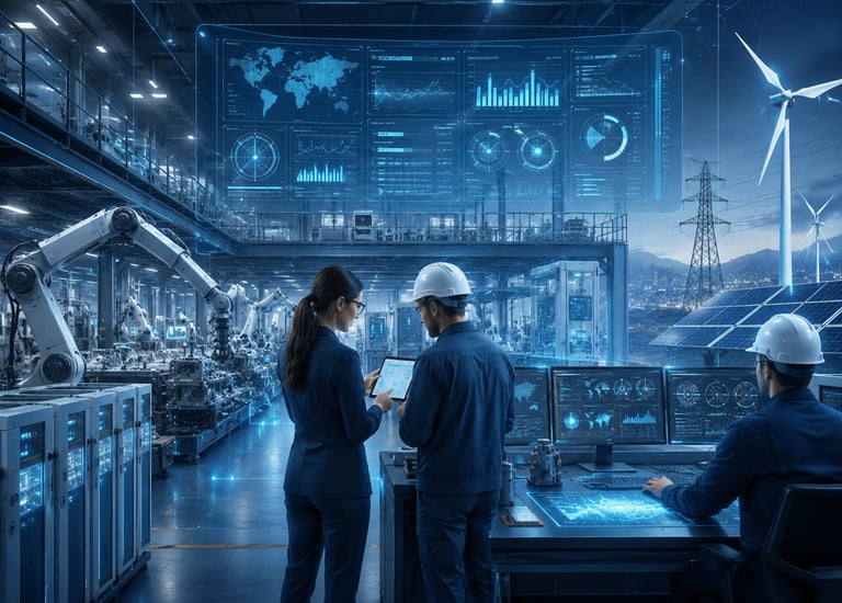 Advanced energy technology, industrial infrastructure, and grid resilience platform