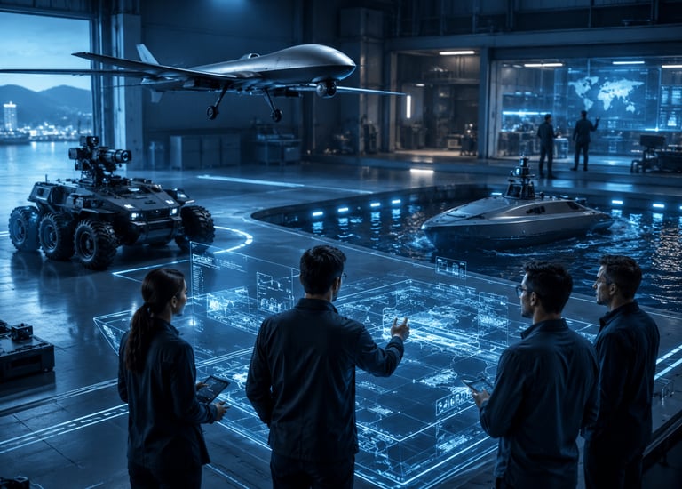 Autonomous aerial, maritime, robotic, and mission-critical technology systems