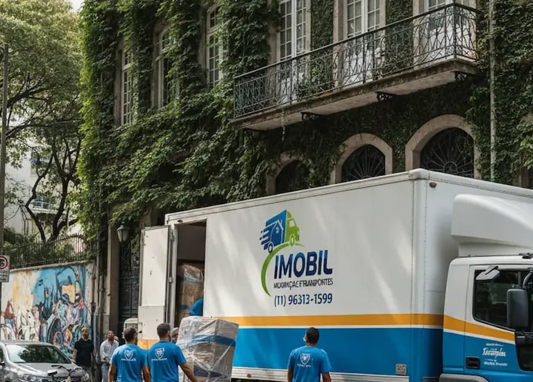 Serviços de Mudanças com caminhão e ajudantes 