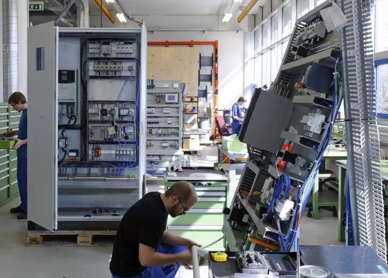 Pusher Centrifuge Installation