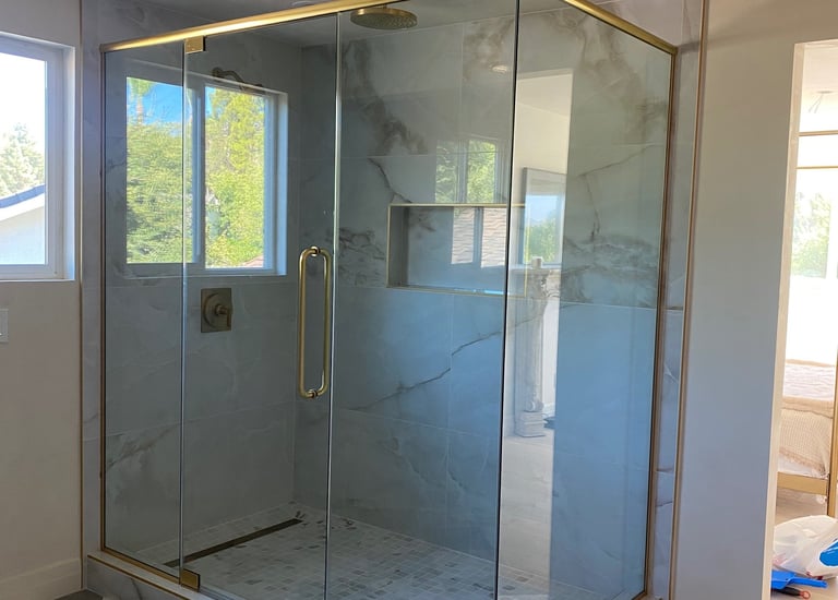 shower soor installation