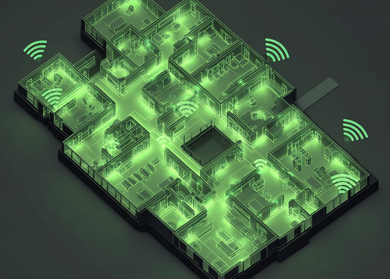 Green Wifi Heatmap
