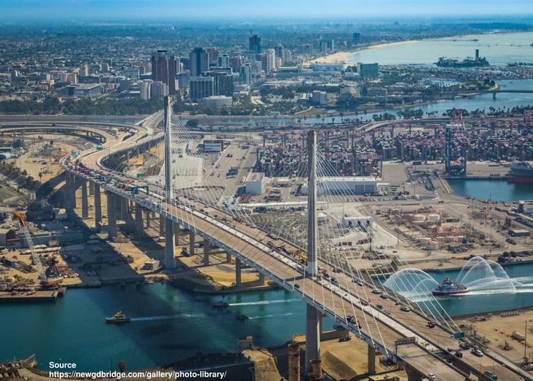 Port yard and shoofly tracks