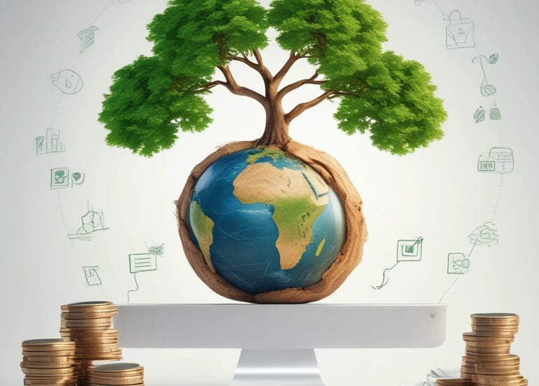 Close-up of hands analyzing financial charts and documents on a desk.