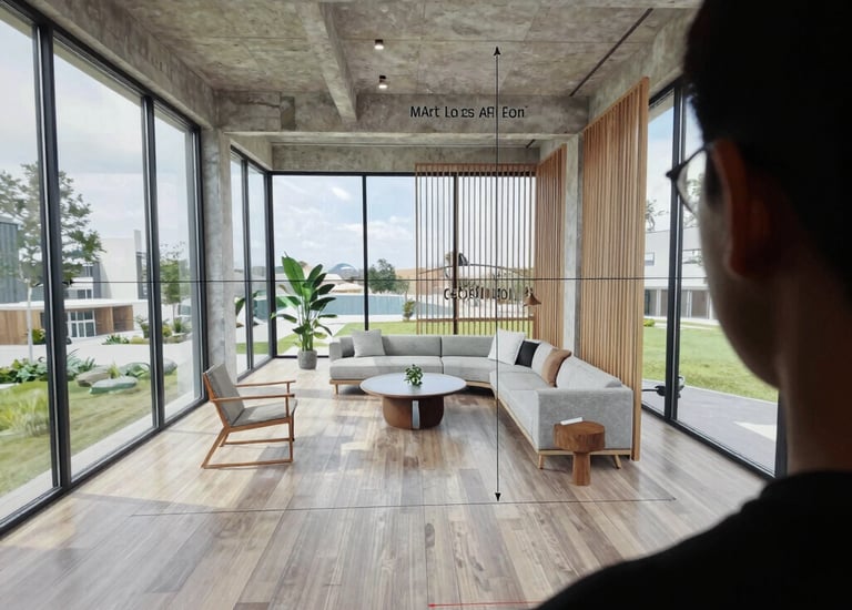 Blueprints and proposals laid out on a conference table