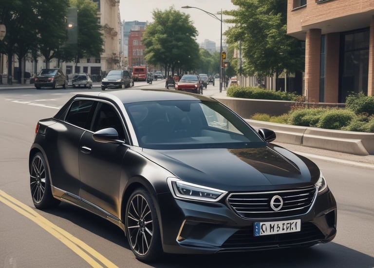 LED headlight emitting crisp white light with subtle blue tones in a cinematic night setting.