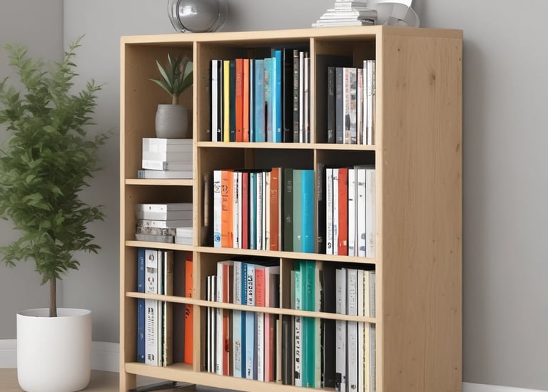 A minimalist bedroom setup featuring fabo's smart storage bed with premium finishes.