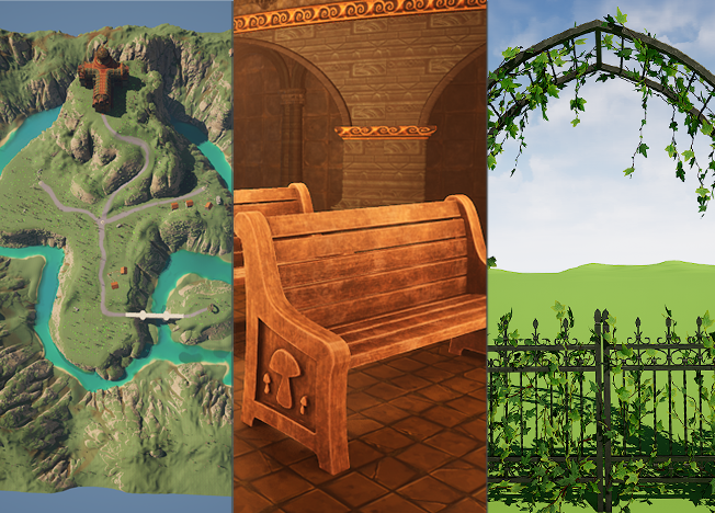 Tools I created in Houdini for a group gaming progject.