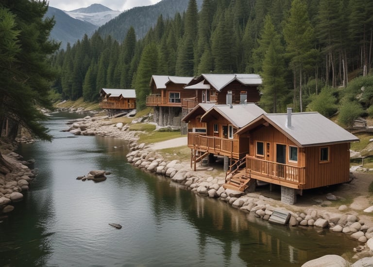 Close-up of high-quality construction materials stacked neatly in a warehouse
