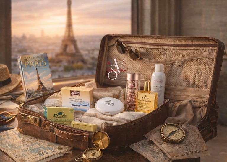 Skincare de viaje en París