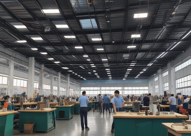 Negotiation scene between a sourced supplier and a business client.