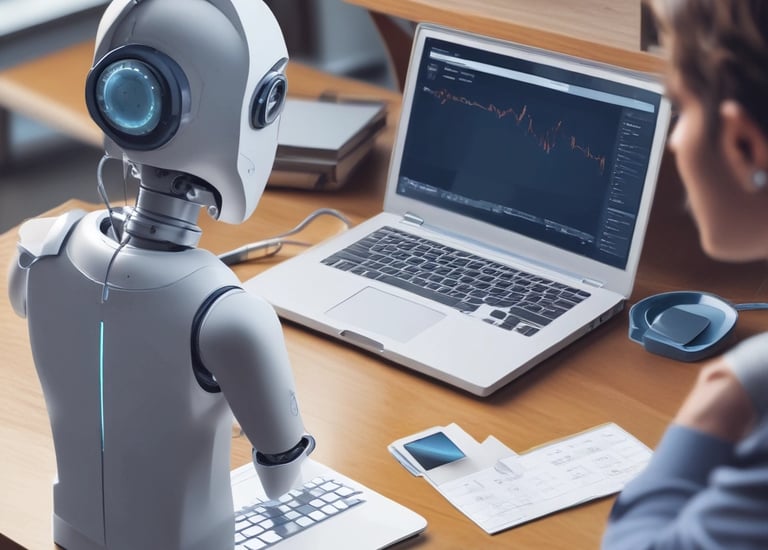 Data flow visualization with neural network patterns in dark theme.