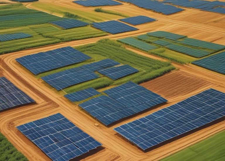 Technician analyzing biomass samples for agroenergy projects.