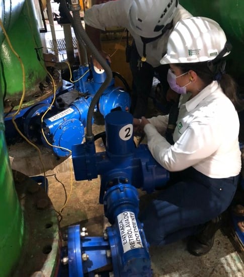 Instalación de válvulas