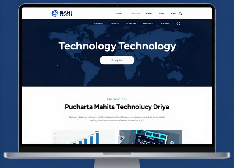 A sleek, user-friendly website mockup with lavender accents.