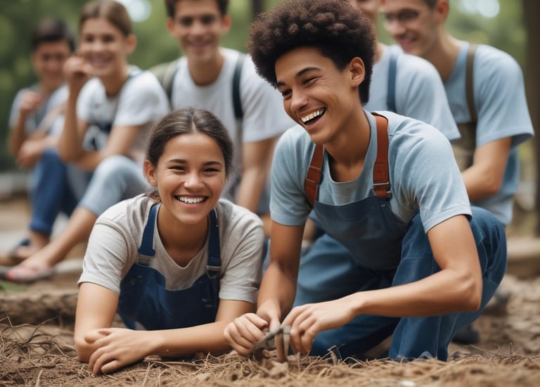 Young student receiving one-on-one mentorship guidance.