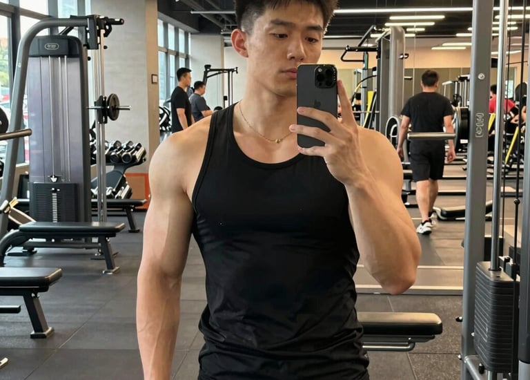 Motivational progress photos showing transformation over 90 days.