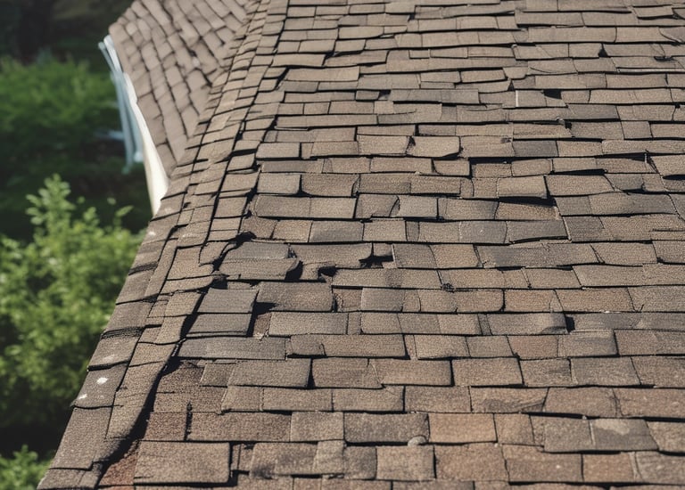 Water damage repair underway inside a home ceiling.