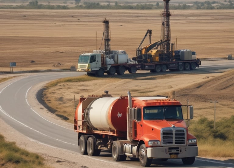 A panoramic view of a large oil refinery complex in Zulia state.