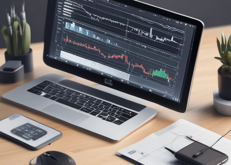 Graph illustrating the performance of the scalping robot over a week.