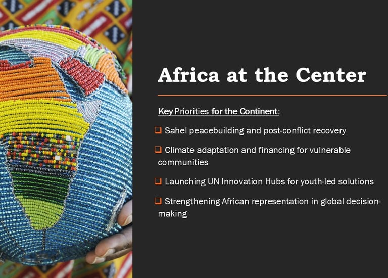 Dr Bolaji Taiwo's UNSG Campaign