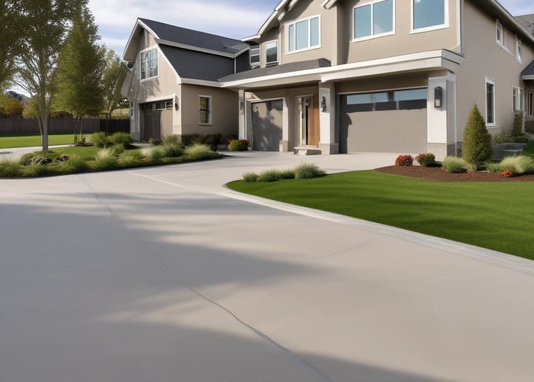 Professional painter carefully rolling light blue paint on a textured wall.