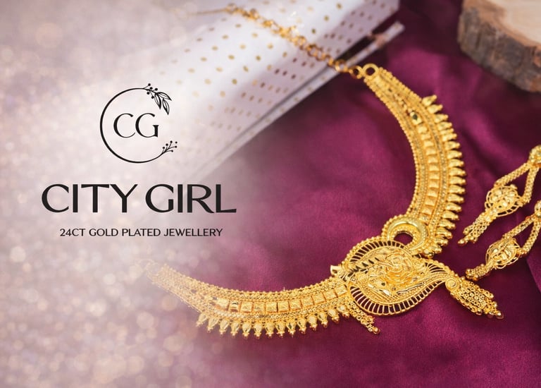City Girl Jewellery - Best imitation Jwellery - 18 Carat Gold Plated - Bridal Wear