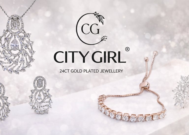 City Girl Jewellery - Best imitation Jwellery - 18 Carat Gold Plated - AD Collection